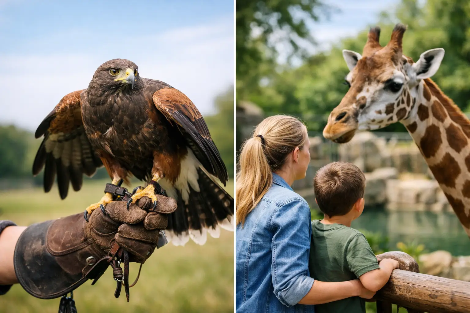 Valkerij of dierentuinbezoek wat past beter?